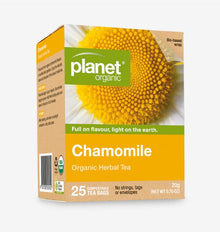 Planet Organic Chamomile Herbal Tea X 25 Tea Bags