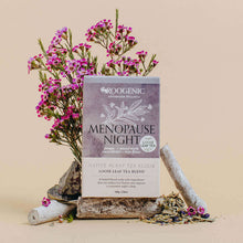 Roogenic Menopause Night Tea box containing 18 tea bags