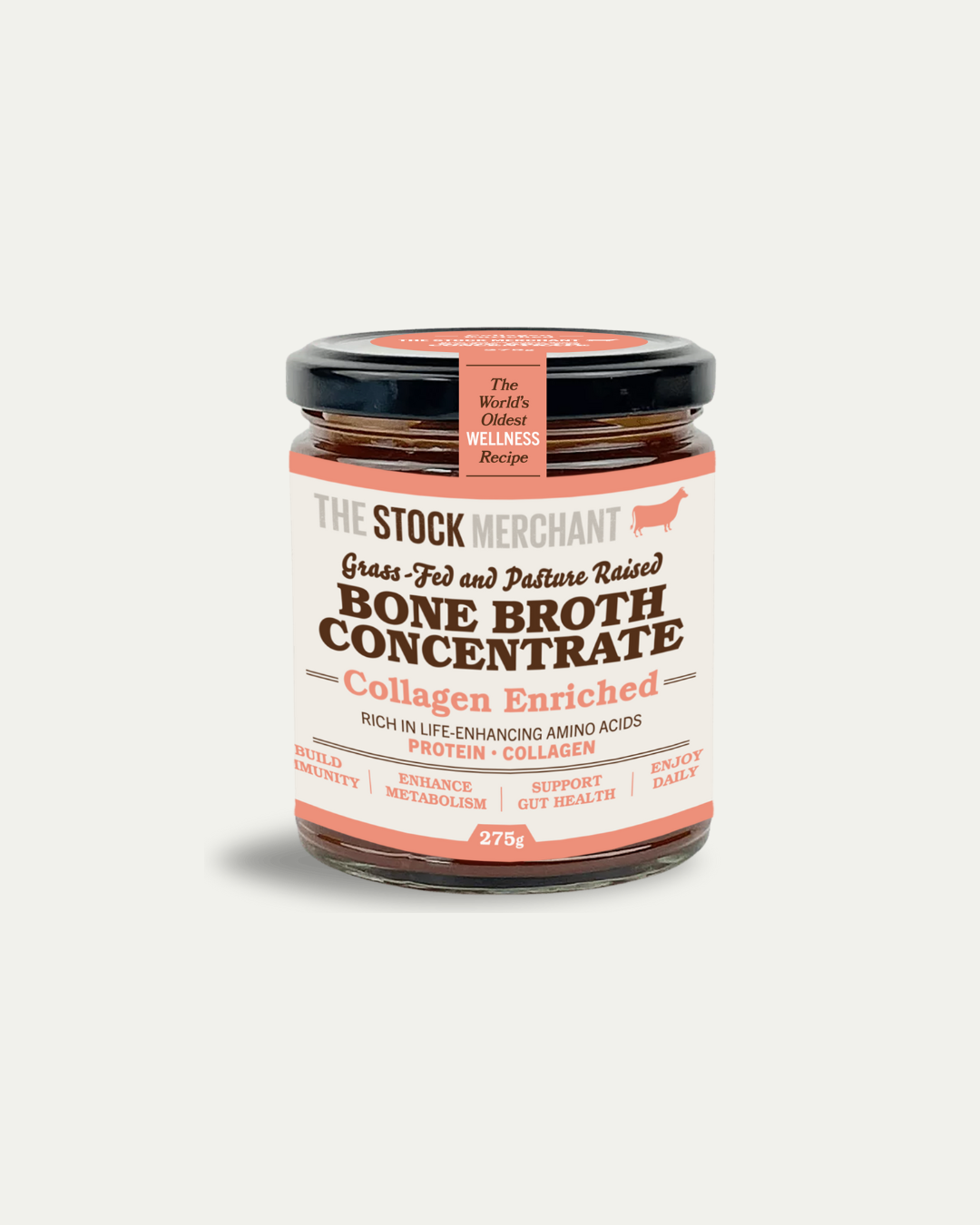 The Stock Merchant Collagen Enriched Bone Broth Concentrate 275g