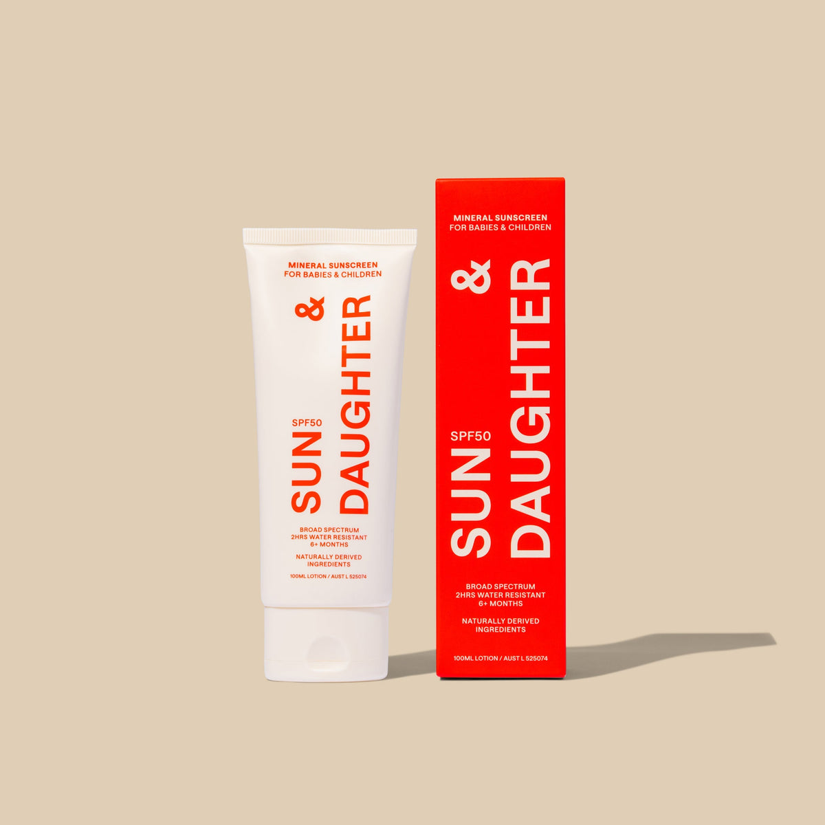 Sun & Daughter Original SPF50 mineral sunscreen 100ml supplier image