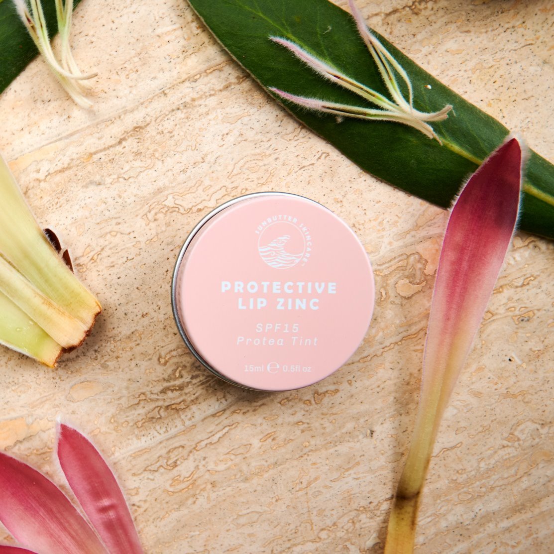 SunButter SPF15 Protective Lip Zinc Protea Tint 15ml