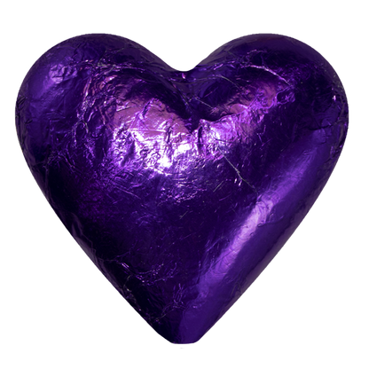 Sweet William 30g Chocolate Heart in colourful foil wrapping