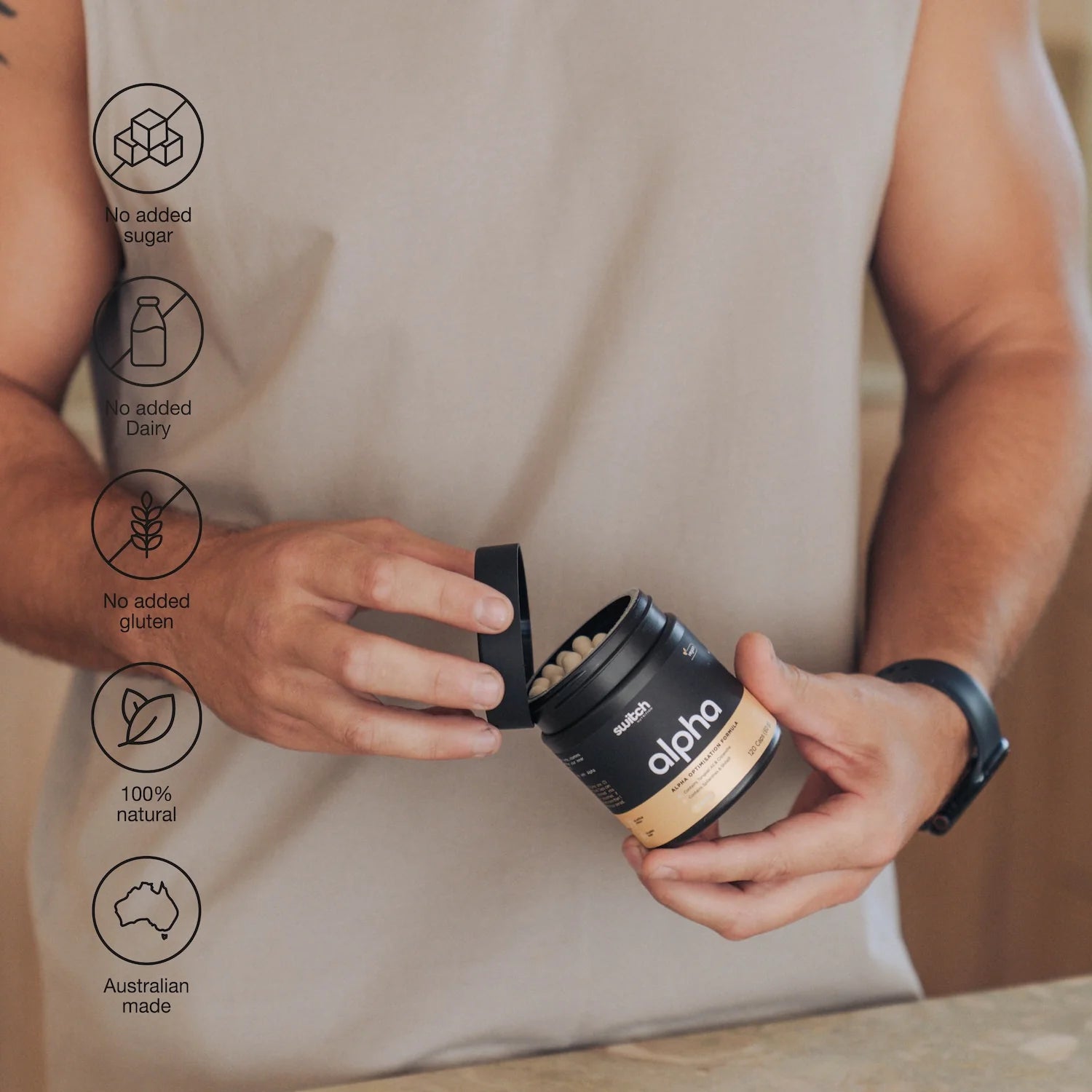 Switch Nutrition Alpha Formula supplement benefits