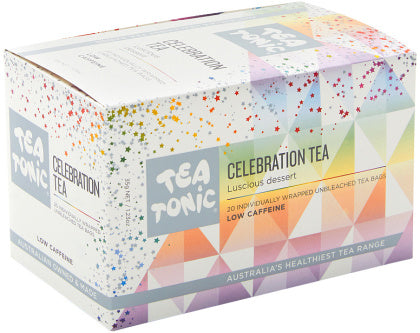 Tea Tonic Celebration Tea box of 20 individually wrapped teabags