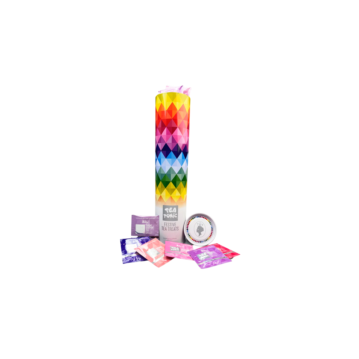 Festive Tea Treats Tube - 60 Teabags