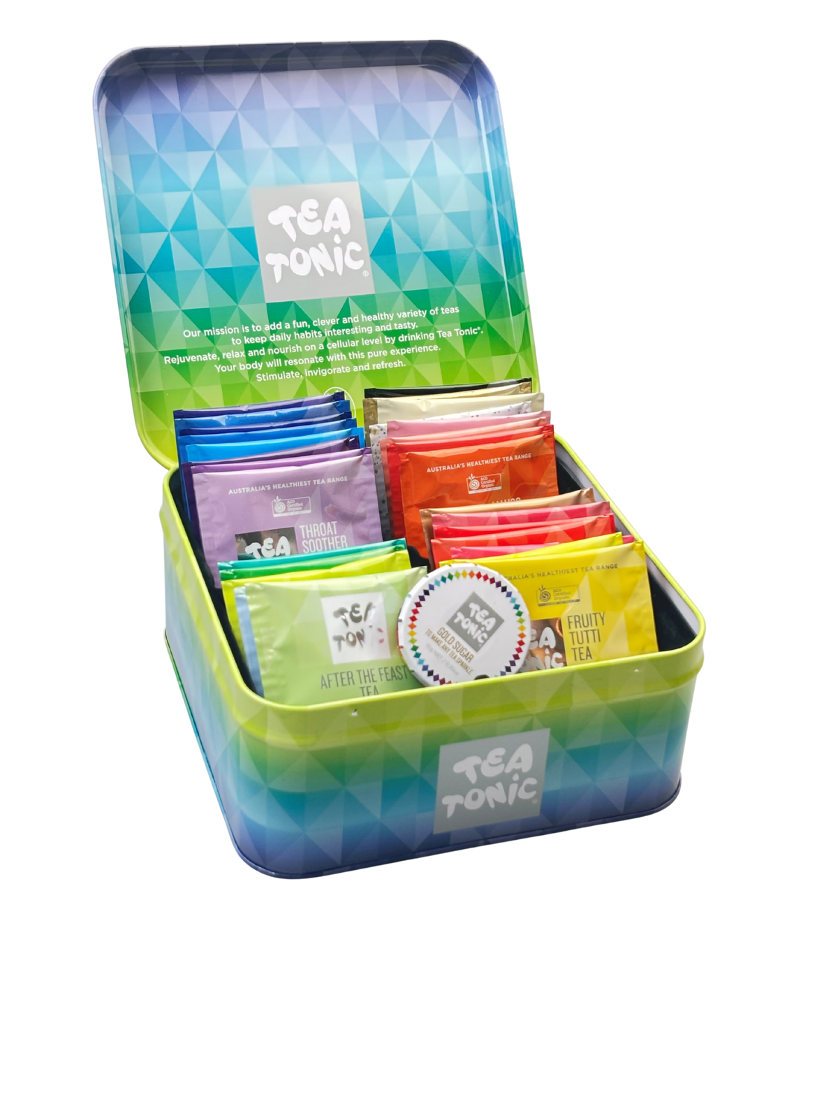 Mini Herbal Tea Chest  - 30 Teabags & Mini Sparkling Rosebuds