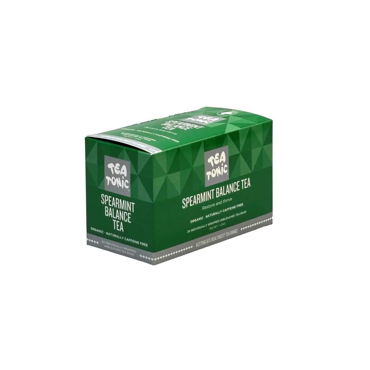 Tea Tonic Spearmint Balance Tea 20 Tea Tonic box