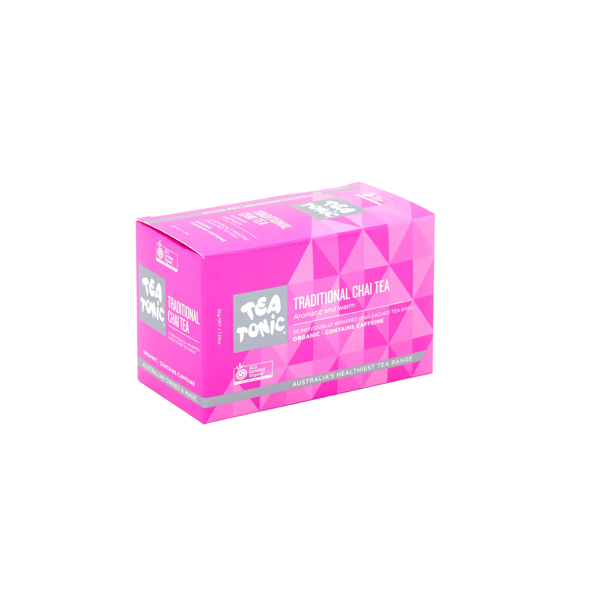 Tea Tonic Traditional Chai Tea 20 teabags box