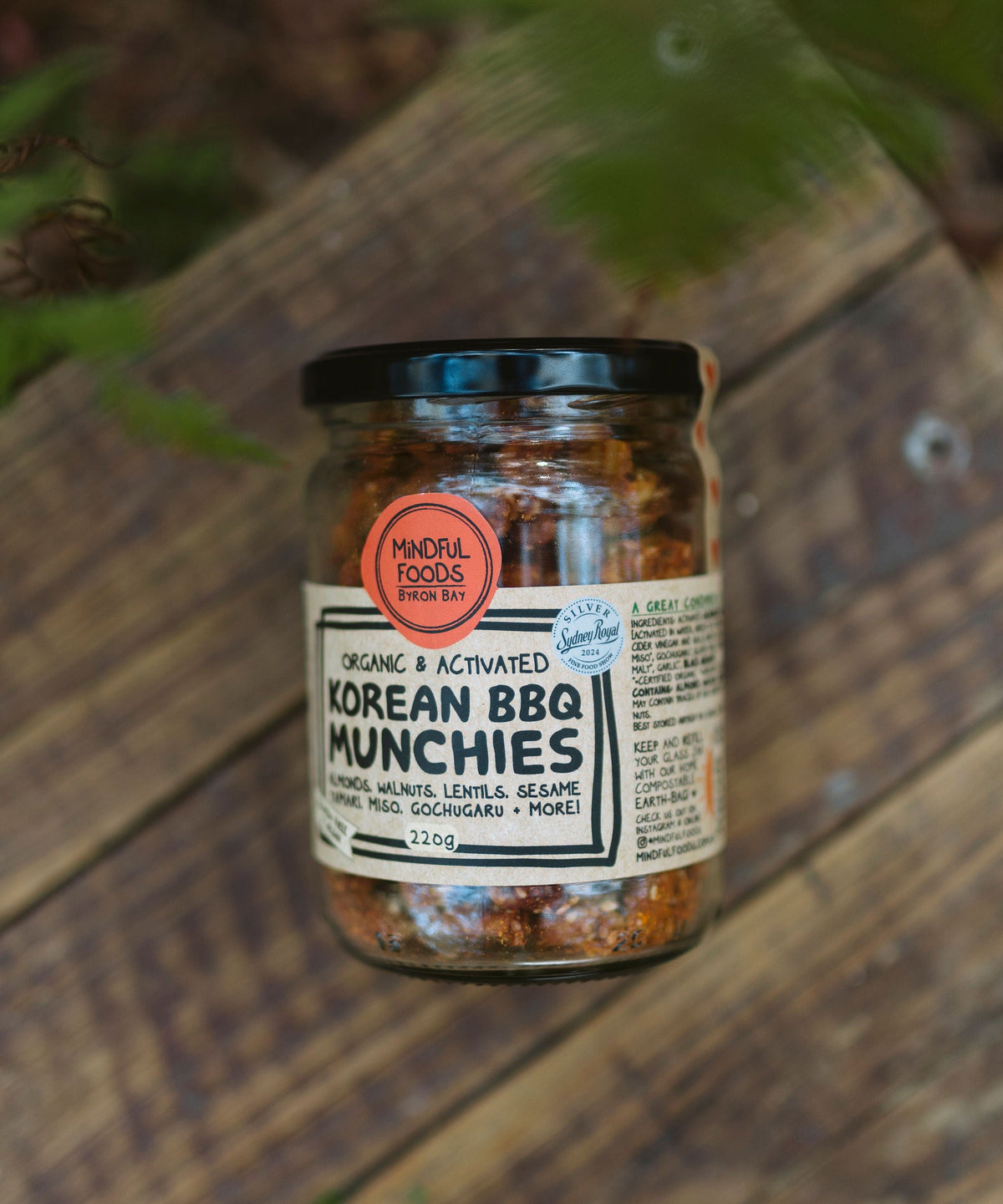 Mindful Foods Munchies Korean BBQ - Organic & Activated