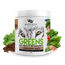 White Wolf Nutrition Greens Gut Health and Immunity Choc Malt 150g