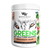 White Wolf Nutrition Greens Gut Health & Immunity Choc Malt 300g