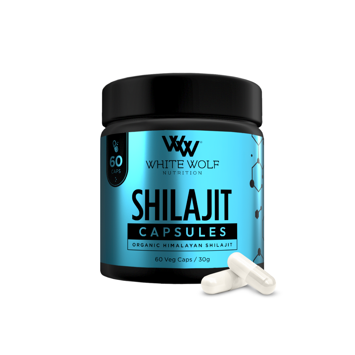 White Wolf Nutrition Shilajit 60 Capsules