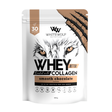 White Wolf Nutrition Whey Protein + Collagen Smooth Chocolate 990g