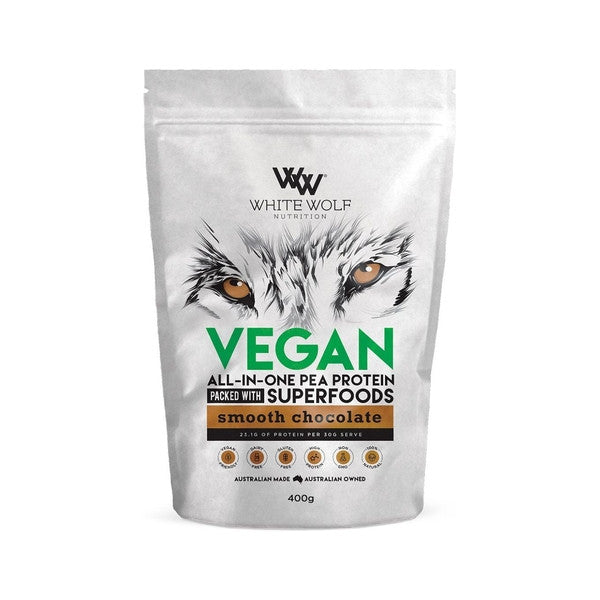 White Wolf Nutrition Vegan Protein Blend Smooth Chocolate 400g