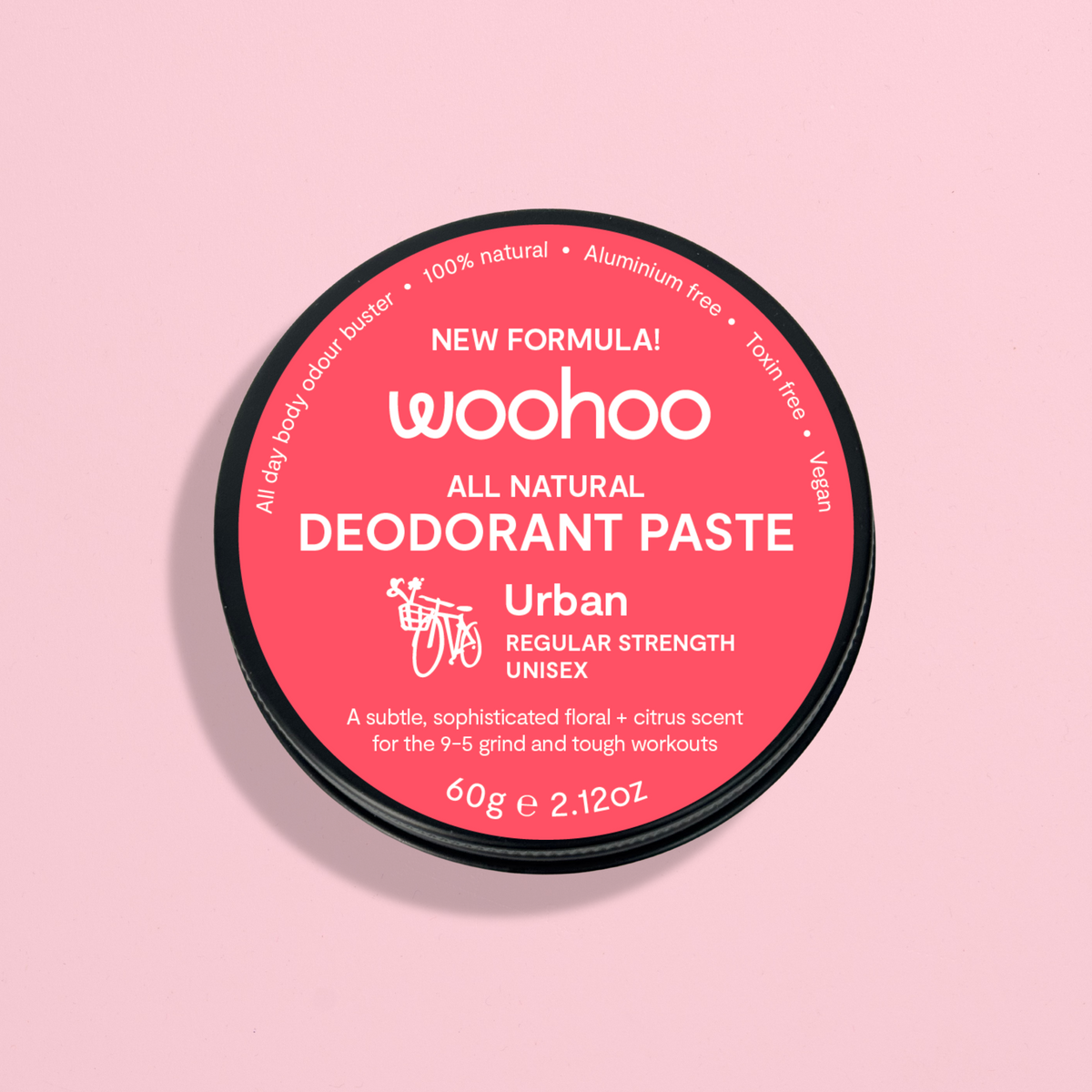 WooHoo Deodorant Paste Urban 60g Tin
