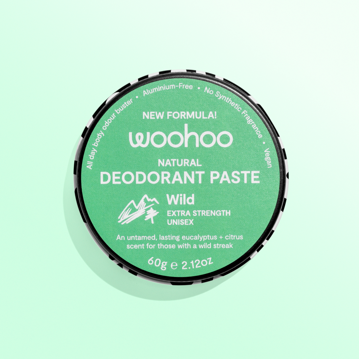 WooHoo Deodorant Paste Wild 60g Tin