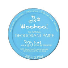 Woohoo Surf Natural Deodorant Paste 60g Tin