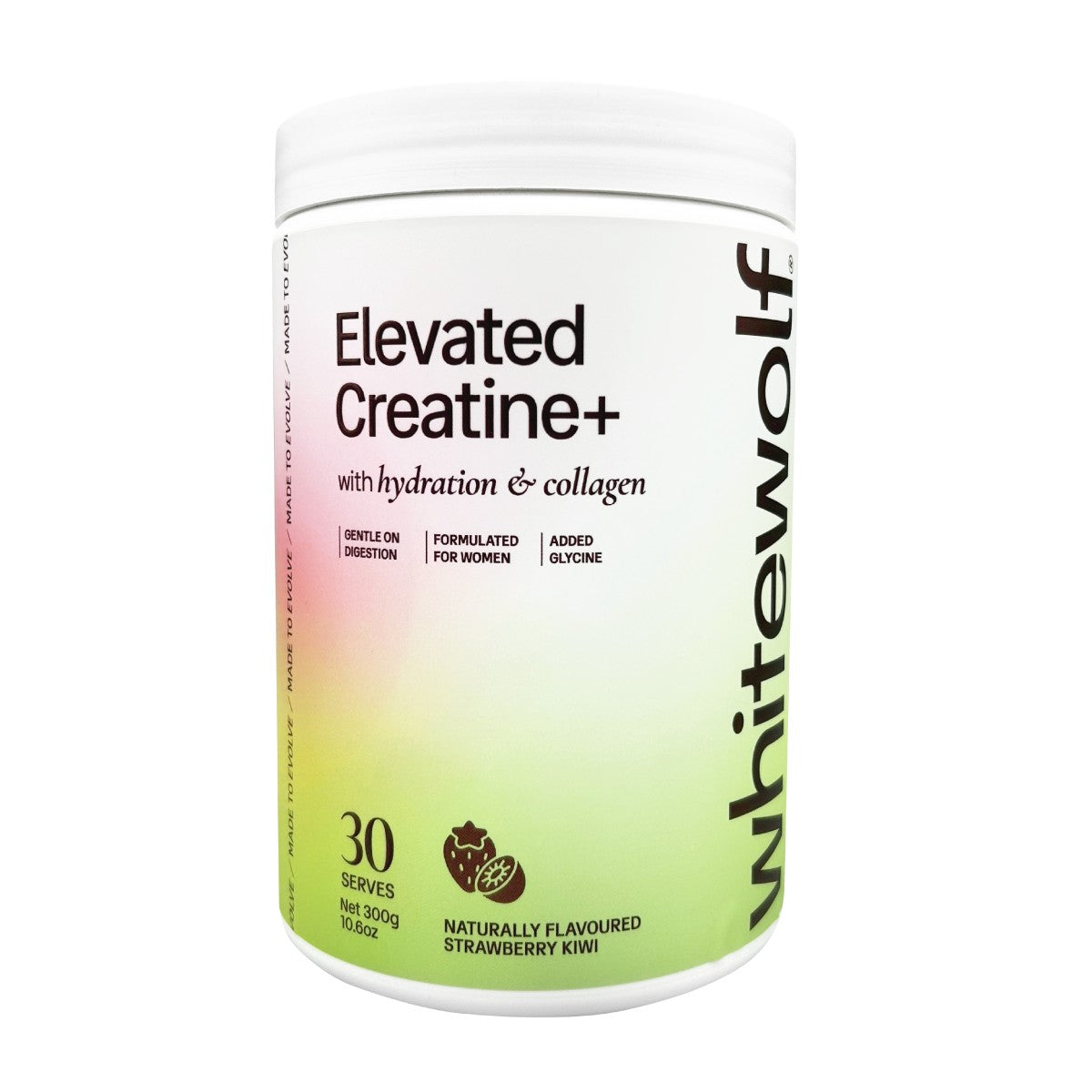 WWN Elevated Creatine + Strawberry Kiwi 300g