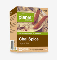 Planet Organic Chai Spice Herbal Tea X 25 Tea Bags
