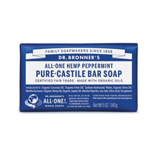 Dr Bronners Pure Castile Bar Soap Peppermint 140g