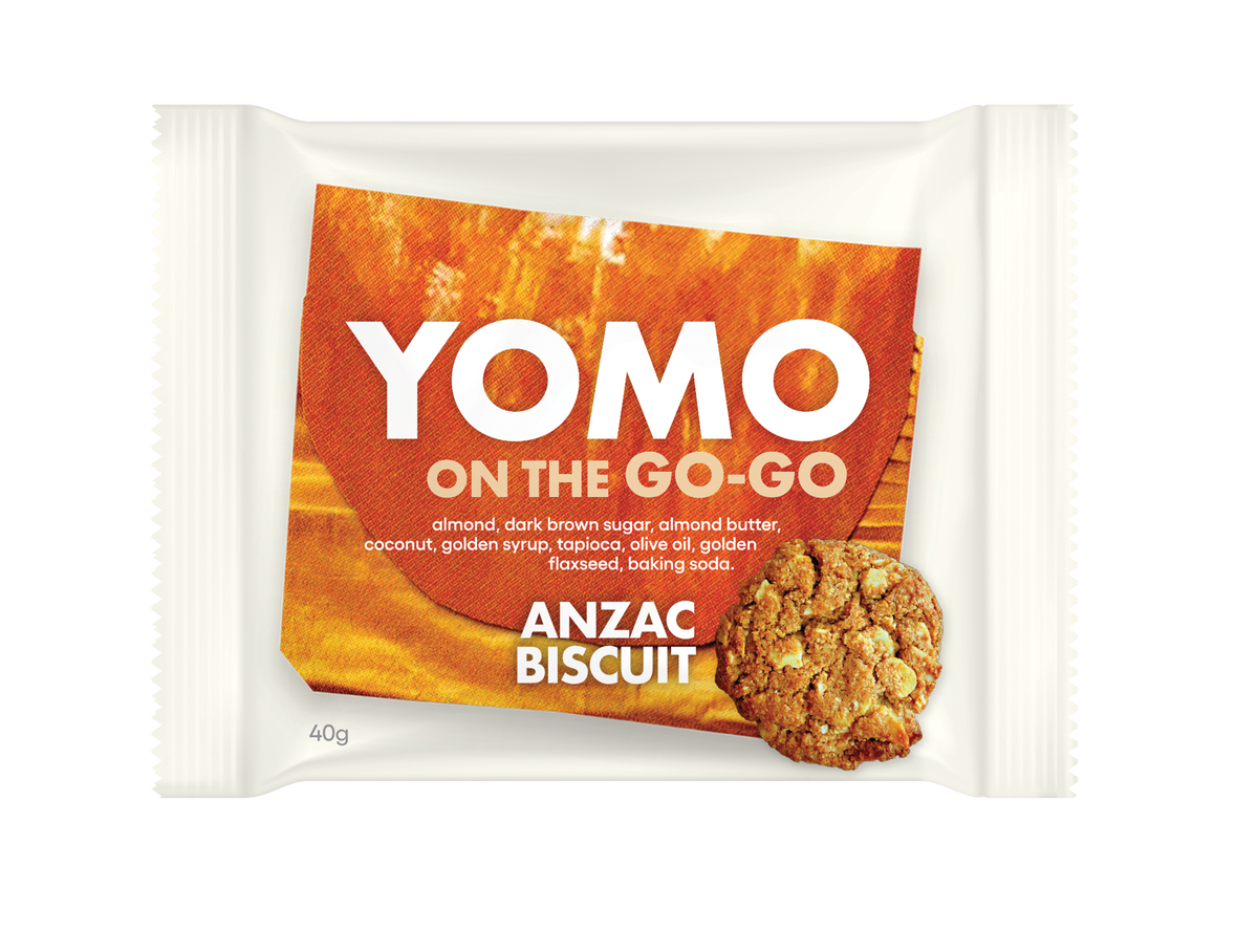 YOMO Gluten Free Vegan ANZAC Biscuit 40g