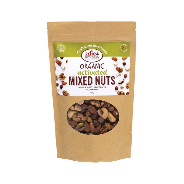 2die4 Live Foods Activated Mixed Nuts 300g